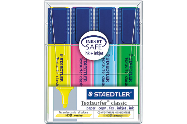 STAEDTLER Textsurfer Classic 364WP4 4 Farben ass.