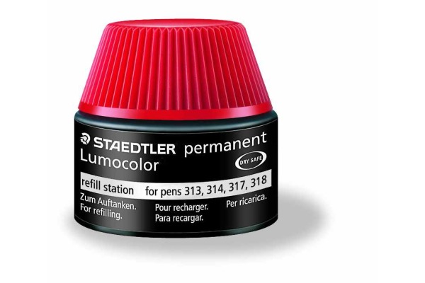 STAEDTLER Lumocolor permanent 15ml 48717-2 rot