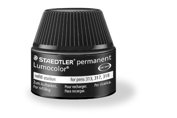 STAEDTLER Lumocolor permanent 15ml 48717-9 schwarz