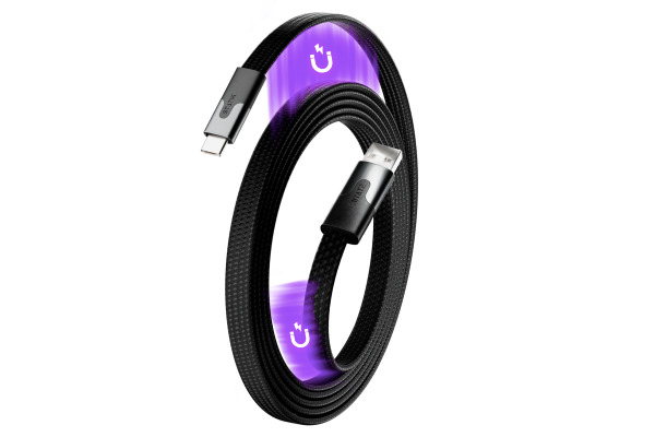 STATIK MagStack Slim Cable PUP-0494 USB-A to C, 1M, 27W Black