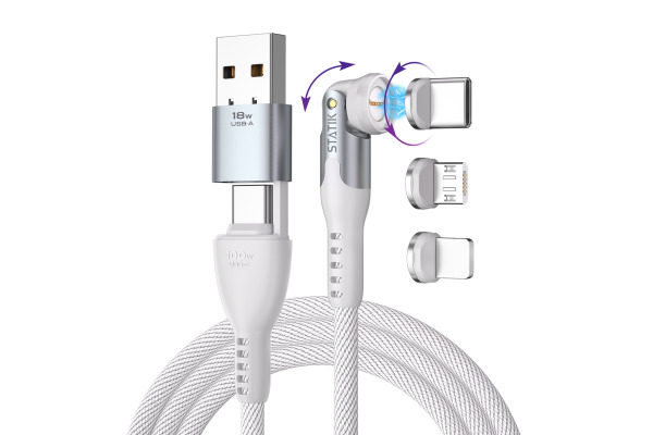 STATIK Statik 360 Pro, Uni.Mag. Tip PUP-0520 Cable 2.0, 2m, 100W White