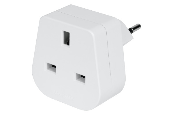 STEFFEN Reiseadapter CH-UK 1409575 weiss