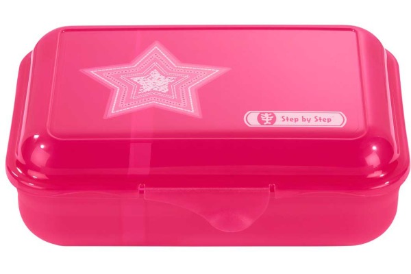 STEPBYST. Lunchbox 129625 Glamour Star Pink