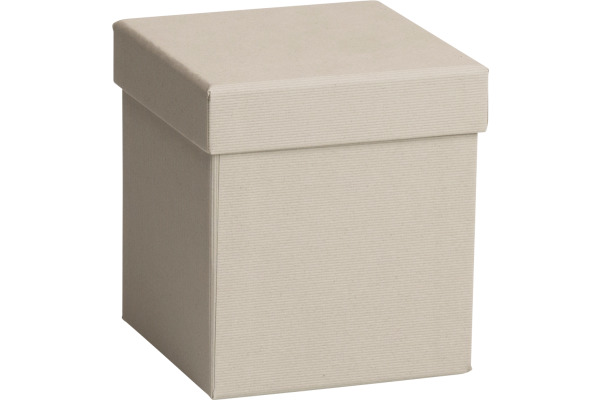STEWO Geschenkbox Cube 255161669 grau hell 11x11x12cm