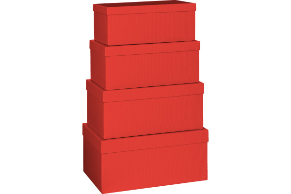STEWO Geschenkbox One Colour 255278432 rot 4 Stück