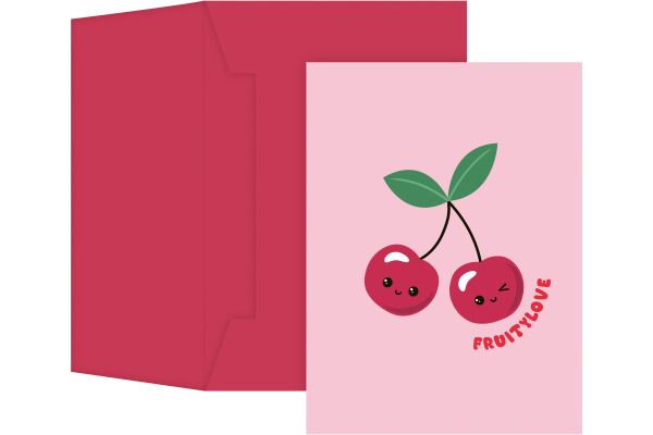 STEWO Geschenkkarte Yumi A6 258150752 rosa
