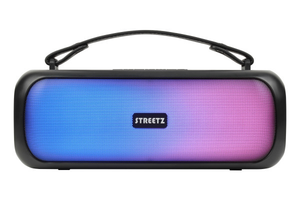 STREETZ BT Boombox 2x7.5 W CMB-110 Black,AUX,USB flash,LED,IPX5