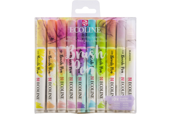TALENS Ecoline Brush Pen Set 11509801 ass. Pastel 10...