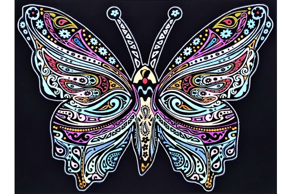 TATARUGA Samtbild A4 S29 Schmetterling