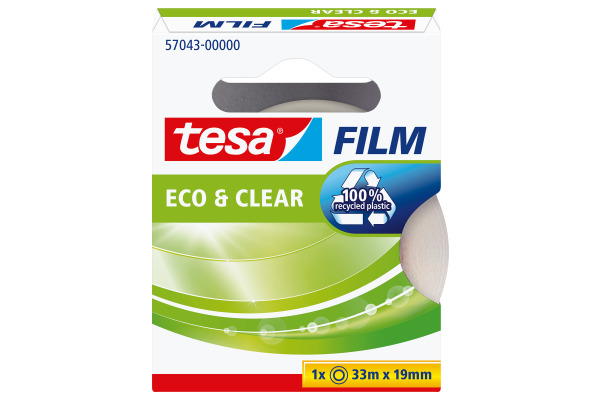 TESA Klebefilm eco&clear 33mx19mm 570430000 lösungsmittelfrei