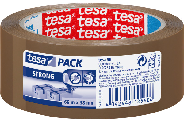 TESA Verpackungsband 38mmx66m 571660000 braun