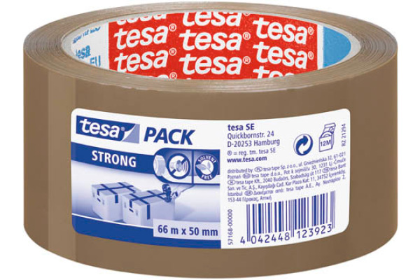 TESA Ruban demballage 50mmx66m 571680000 brun