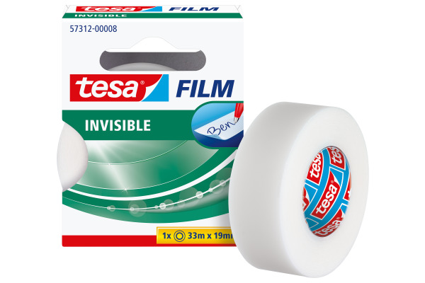 TESA Tesafilm 33mx19mm 57312-000 invisible 1 Rolle