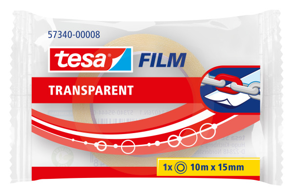 TESA Klebeband 15mmx10m 573400000 transparent