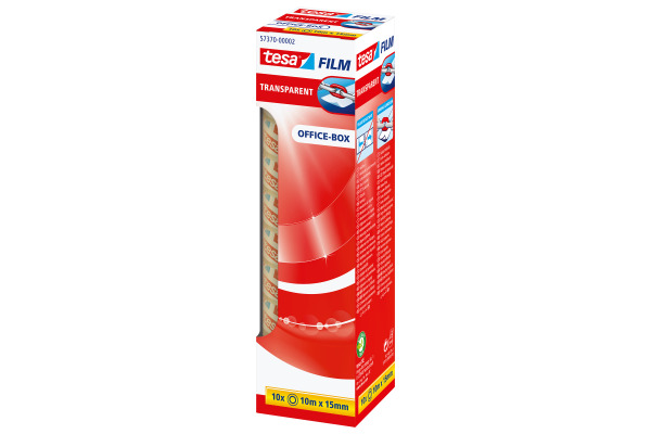 TESA Klebeband transp.Box 10mx15mm 573700000 10 Stk.