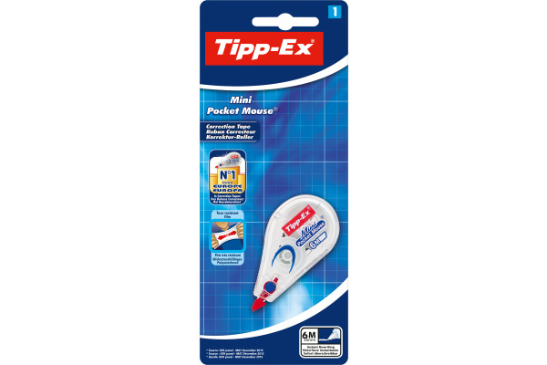 TIPP-EX Mini Pocket Mouse 812.8704 Blister, Korrekturr. 5mmx6m