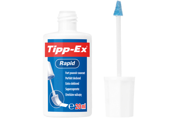 TIPP-EX Korrekturfluid Rapid 20ml 885.9932 schnelltrocknend weiss