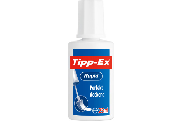TIPP-EX Korrekturfluid Rapid 20ml 8859934 schnelltrocknend weiss