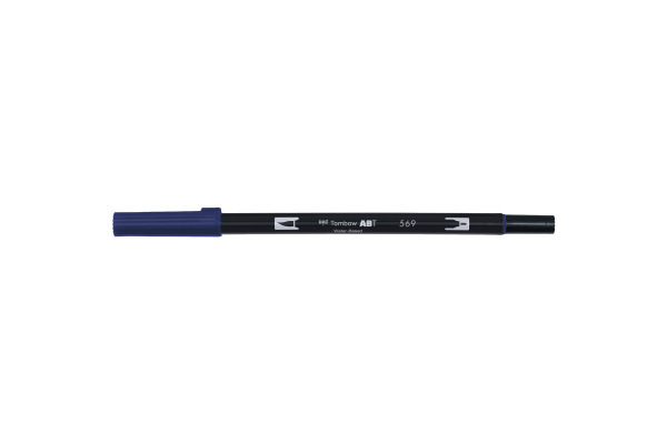 TOMBOW Dual Brush Pen ABT-569 jet blue