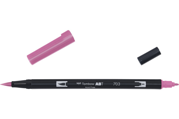TOMBOW Dual Brush Pen ABT 703 pink rose