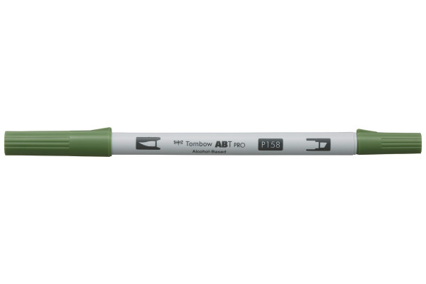 TOMBOW Dual Brush Pen ABT PRO ABTP-158 dark olive