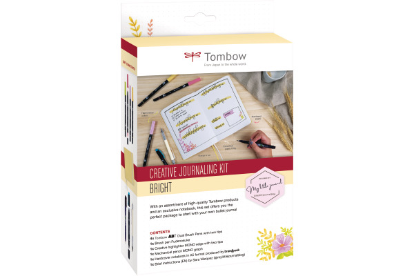 TOMBOW Creative Journaling Kit BUJO-SET2 Bright 8-teilig