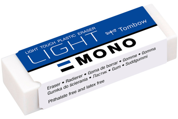 TOMBOW Radierer MONO 13g PE-LTS light