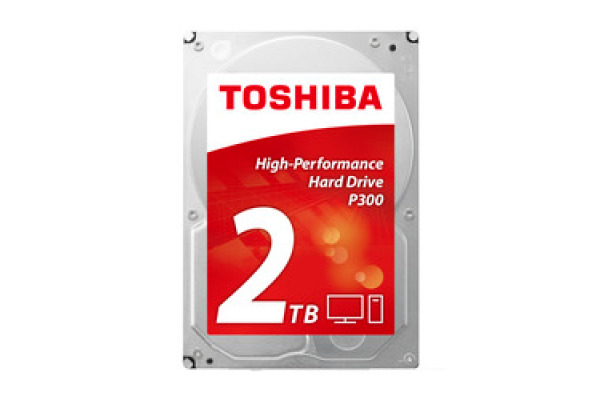 TOSHIBA HDD P300 High Performance 2TB HDWD120EZ internal, SATA 3.5 inch