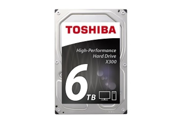 TOSHIBA HDD X300 High Performance 6TB HDWE160EZ internal, SATA 3.5 inch