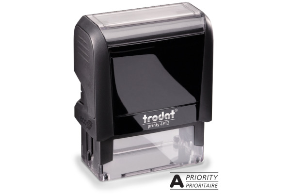 TRODAT Stempel Prioritaire 4912APRIO schwarz 47x18mm
