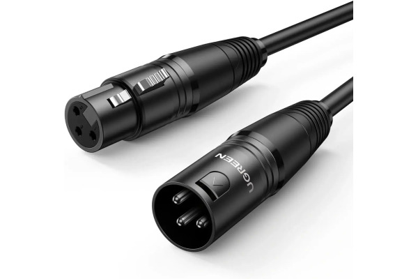 UGREEN Cable Xlr-Xlr Male-Female 20711 Microphone, 3m,BB