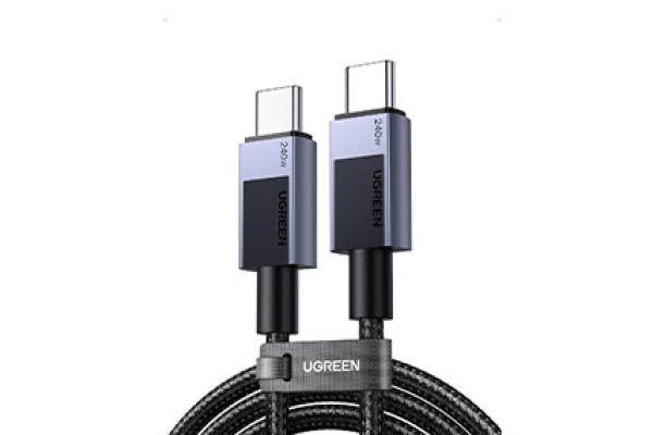 UGREEN Cable USB-C to USB-C, 240W 45068 PD,2m,Fast Charging,Gray