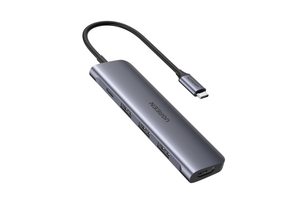 UGREEN USB-C Hub 5in1, Silver 50209 HDMI,USB-C PD,3xUSB-A