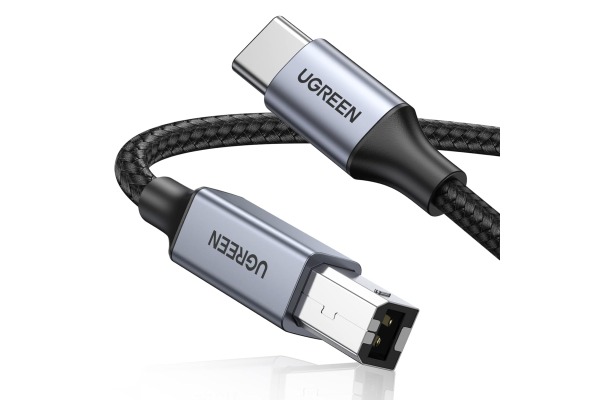 UGREEN Printer Cab. USB-C-USB-B 2.0 80807 2m,Black,BB