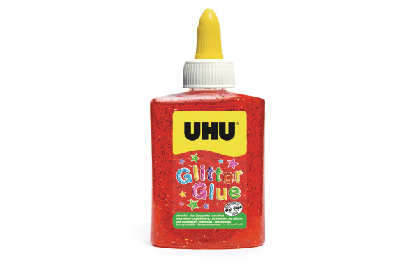 UHU Glitter Glue 49920 rot