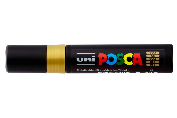 UNI-BALL Posca Marker 15mm PC-17K MET, gold
