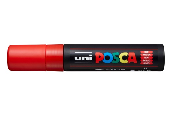 UNI-BALL Posca Marker 15mm PC-17K rot