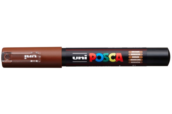 UNI-BALL Posca Marker 7mm PC-1M brun
