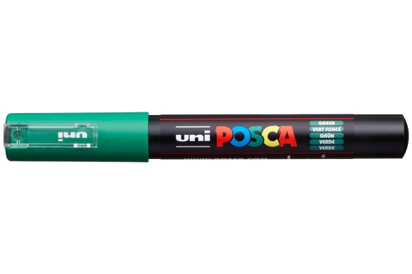 UNI-BALL Posca Marker 0.7mm PC-1M grün