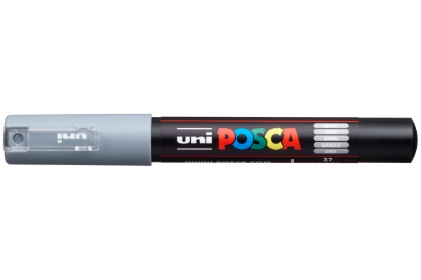 UNI-BALL Posca Marker 7mm PC-1M grau