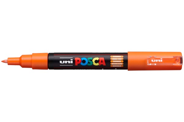 UNI-BALL Posca Marker 0.7mm PC-1M orange