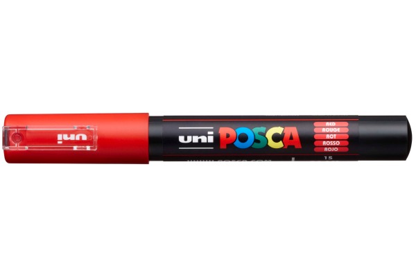 UNI-BALL Posca Marker 0.7mm PC-1M rot