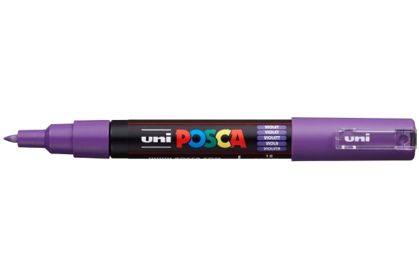 UNI-BALL Posca Marker 0.7mm PC-1M violett