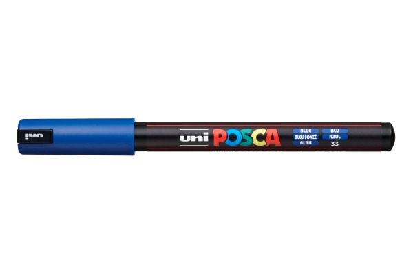 UNI-BALL Posca Fineliner 0,7mm PC-1MR blau