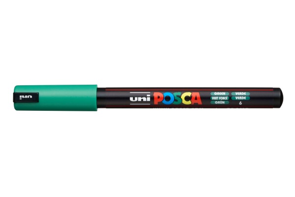 UNI-BALL Posca Fineliner 0,7mm PC-1MR grün
