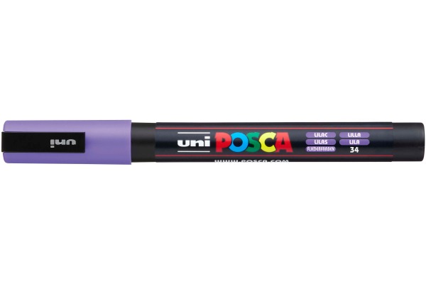 UNI-BALL Posca Marker 0,9-1,3mm PC-3M lila, Rundspitze