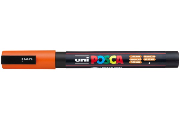 UNI-BALL Posca Marker 0,9-1,3mm PC-3M orange, Rundspitze