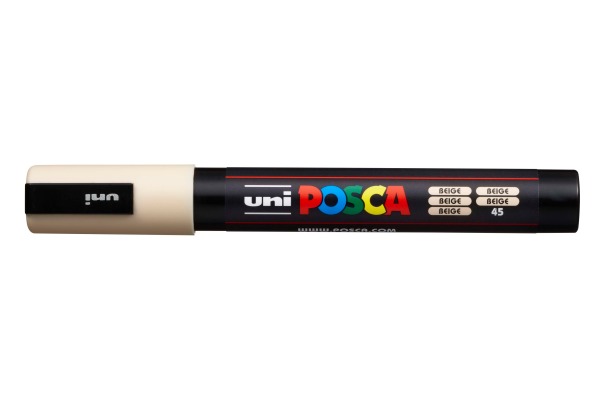 UNI-BALL Posca Marker 1,8-2,5mm PC-5M beige, Rundspitze