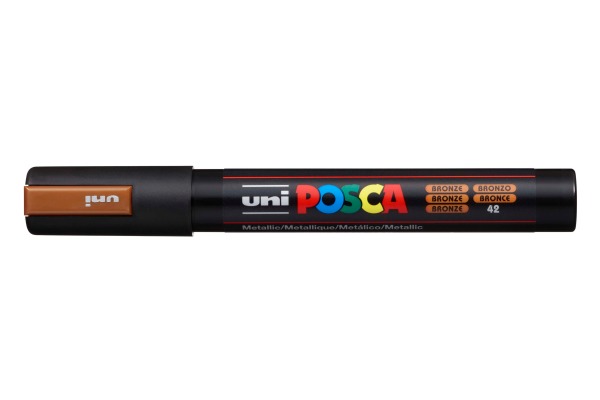 UNI-BALL Posca Marker 1,8-2,5mm PC-5M bronze, Rundspitze