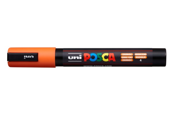 UNI-BALL Posca Marker 1,8-2,5mm PC-5M orange, Rundspitze